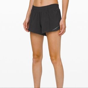 Black Lululemon Hotty Hot Shorts